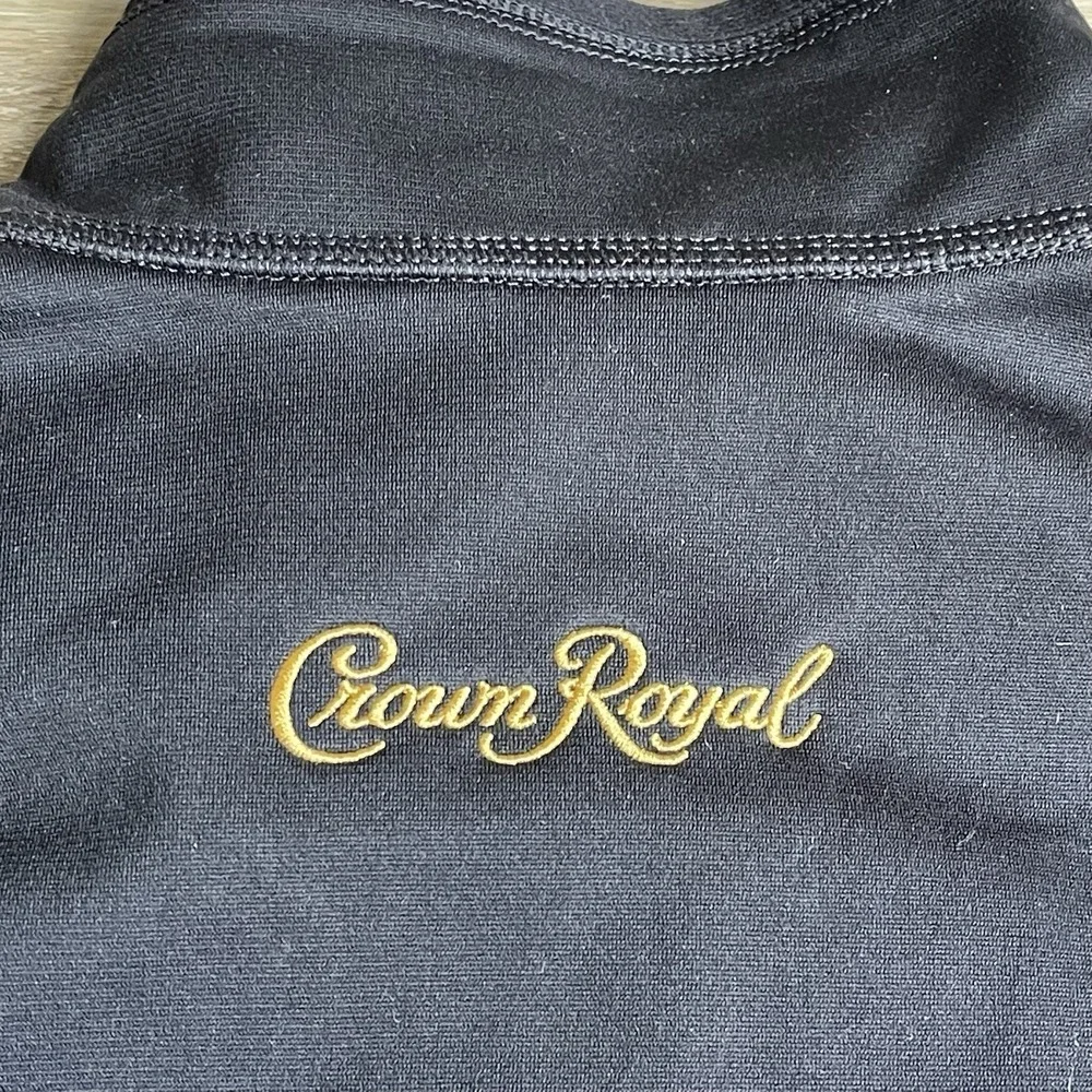 The North Face Mens Black Tech 1/4 Zip Fleece Performance Jacket CROWN ROYAL NWT
